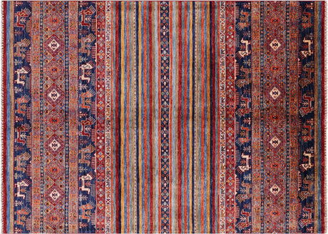 Persian Gabbeh Tribal Hand-Knotted Wool Rug - Manhattan Rugs