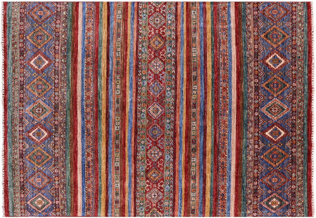 Hand Knotted Super Kazak Khorjin Rug - Manhattan Rugs
