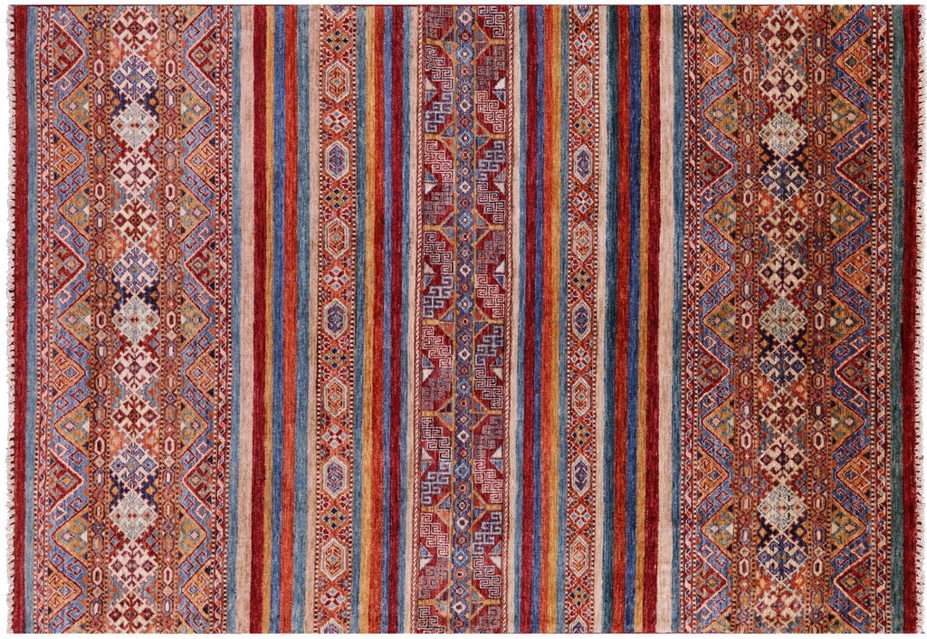 Hand-Knotted Super Kazak Khorjin Wool Rug - Manhattan Rugs