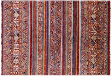 Hand-Knotted Super Kazak Khorjin Wool Rug - Manhattan Rugs