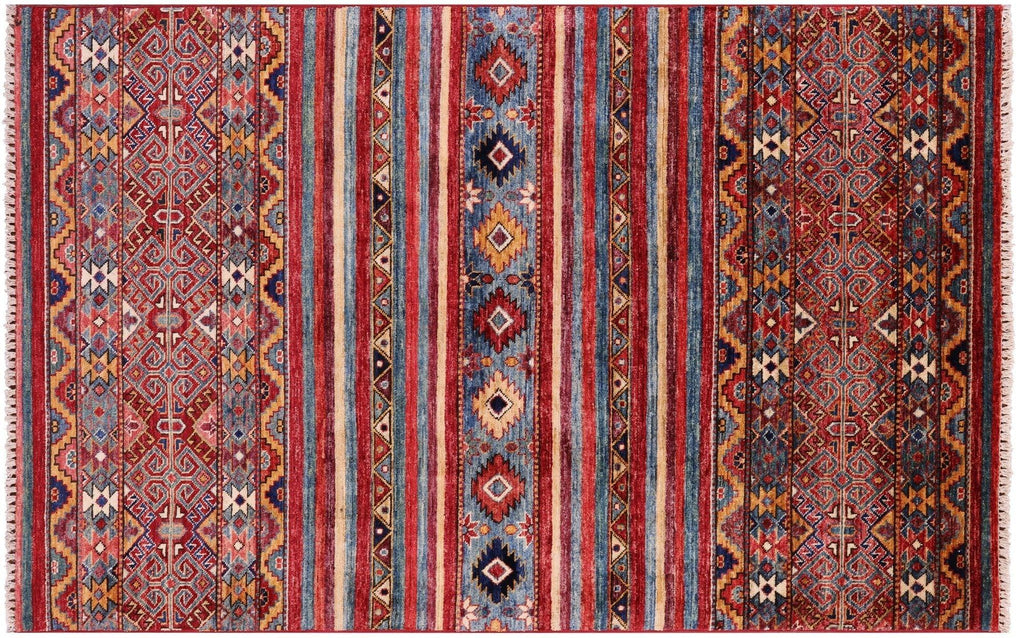 Khorjin Super Kazak Handmade Wool Rug - Manhattan Rugs