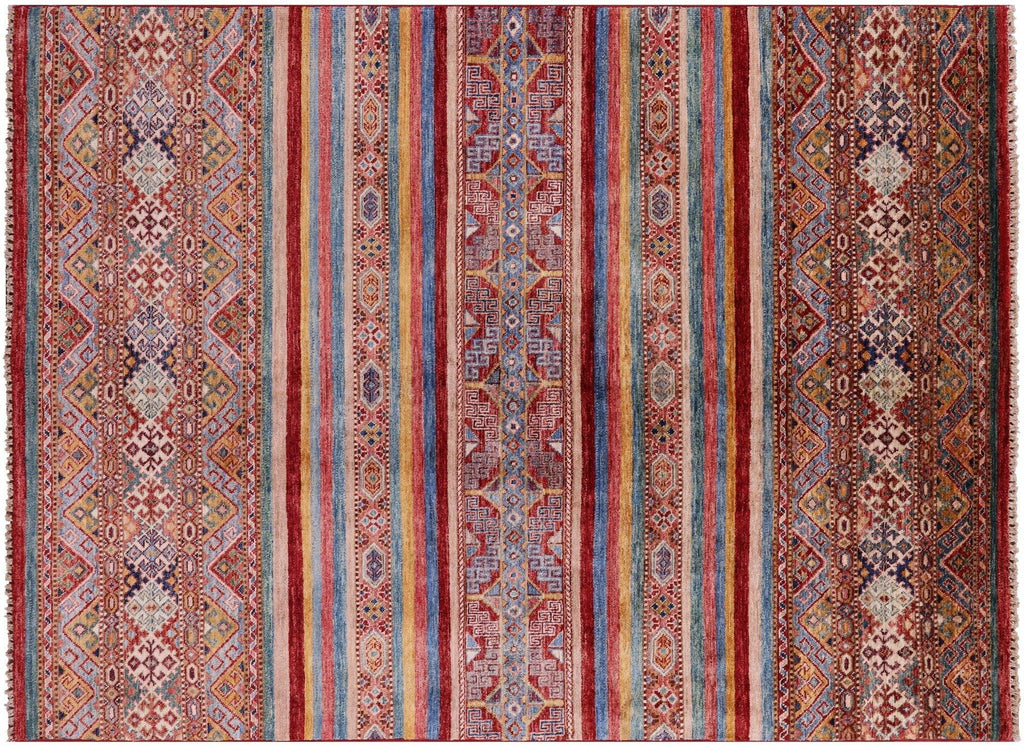 Handmade Khorjin Super Kazak Wool Rug - Manhattan Rugs