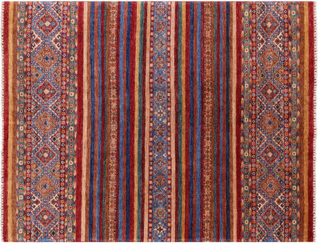 Handmade Khorjin Super Kazak Wool Rug - Manhattan Rugs