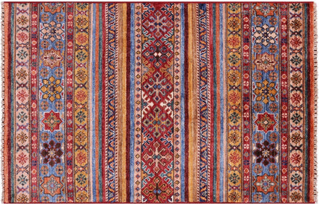 Khorjin Super Kazak Handmade Wool Rug - Manhattan Rugs