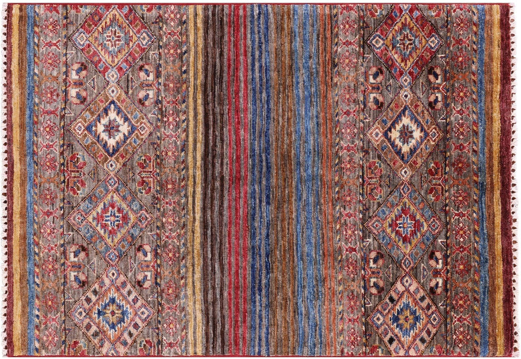 Super Kazak Khorjin Hand Knotted Rug - Manhattan Rugs