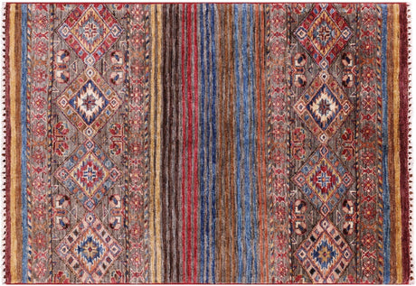 Super Kazak Khorjin Hand Knotted Rug - Manhattan Rugs