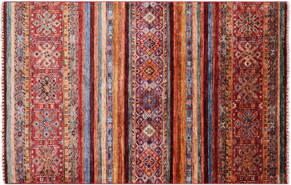 Handmade Super Kazak Khorjin Wool Rug - Manhattan Rugs
