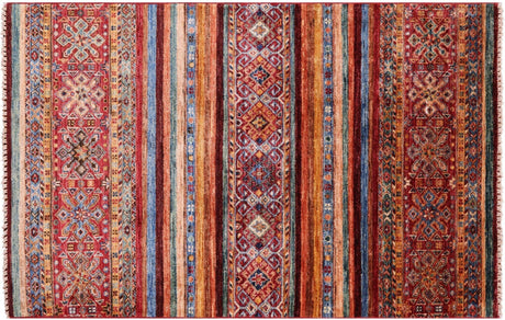 Handmade Super Kazak Khorjin Wool Rug - Manhattan Rugs