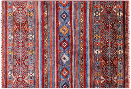 Handmade Super Kazak Khorjin Wool Rug - Manhattan Rugs