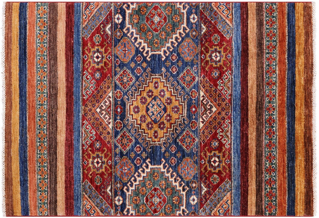 Super Kazak Khorjin Handmade Wool Rug - Manhattan Rugs