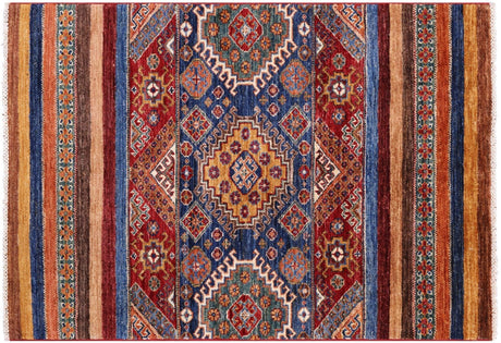 Super Kazak Khorjin Handmade Wool Rug - Manhattan Rugs