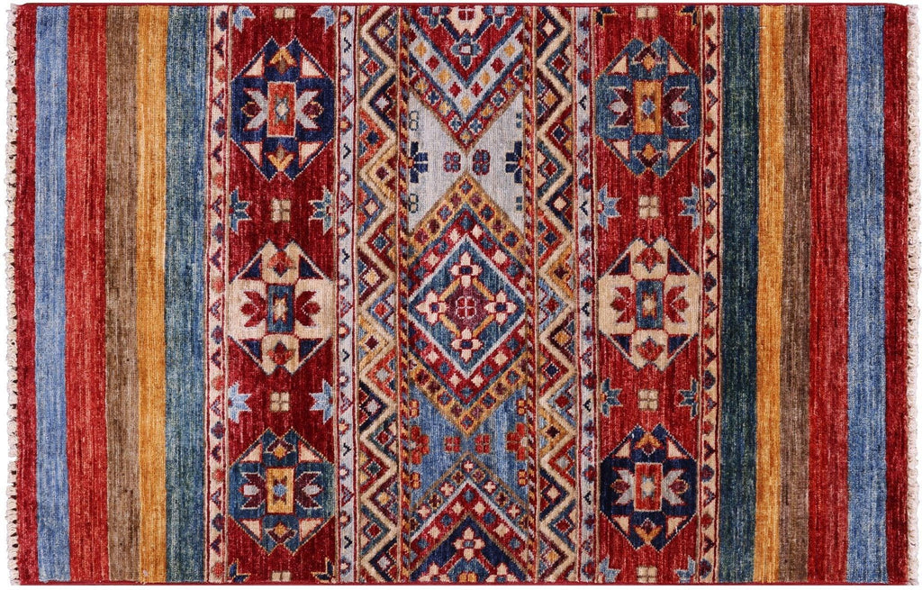 Super Kazak Khorjin Handmade Wool Rug - Manhattan Rugs
