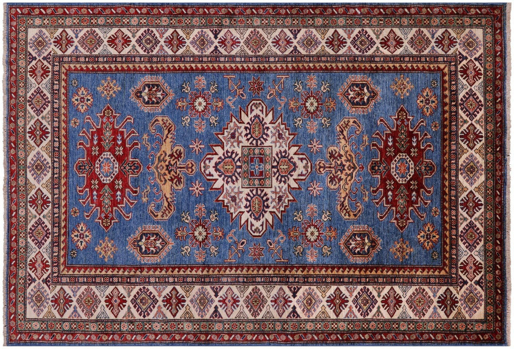 Handmade Super Kazak Geometric Rug - Manhattan Rugs