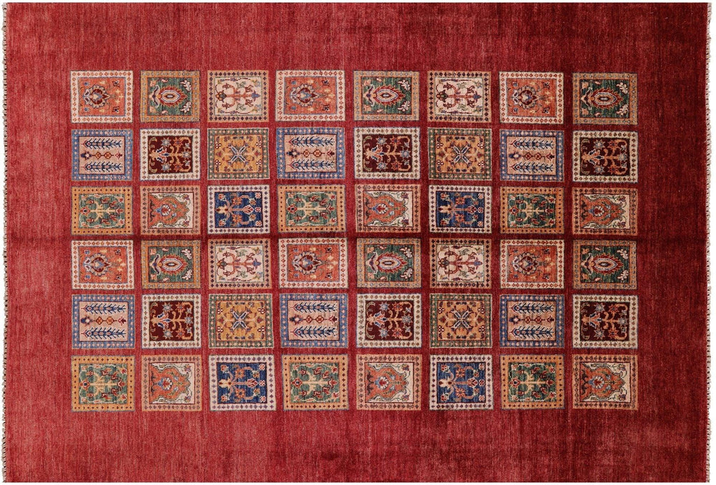 Handmade Persian Garden Design Wool Rug - Manhattan Rugs