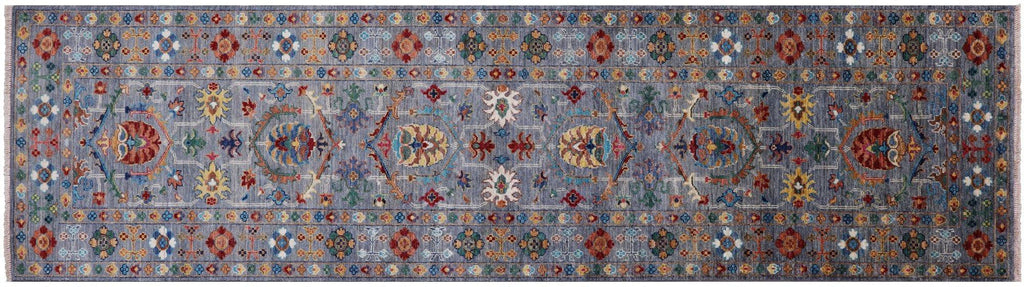 Persian Tabriz Hand Knotted Wool Runner Rug - Manhattan Rugs