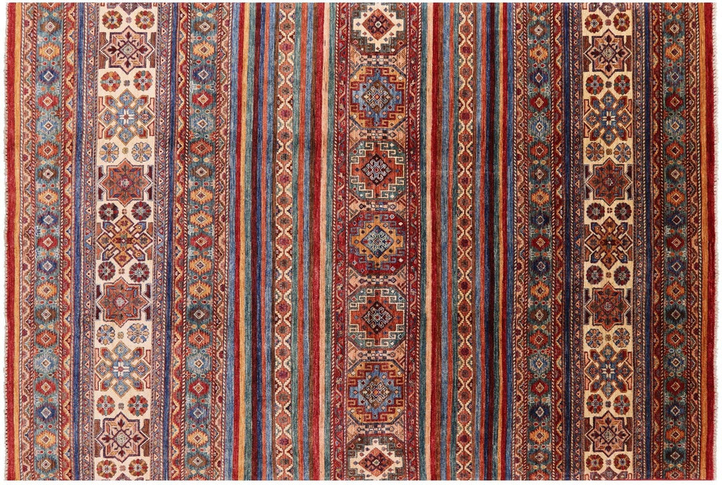 Super Kazak Khorjin Hand Knotted Wool Rug - Manhattan Rugs