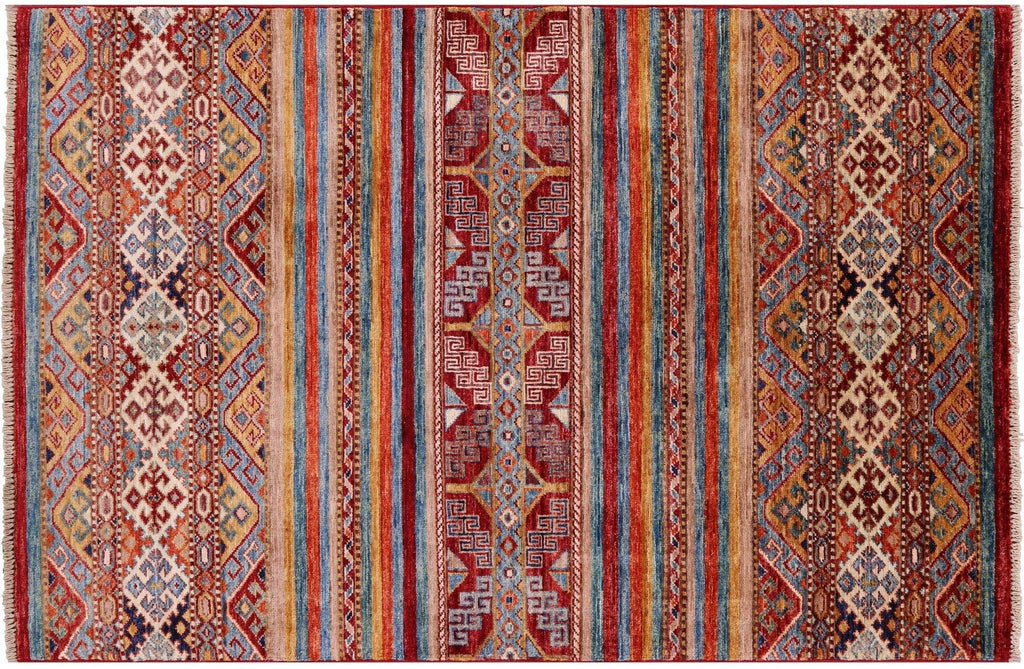 Khorjin Super Kazak Hand Knotted Wool Rug - Manhattan Rugs