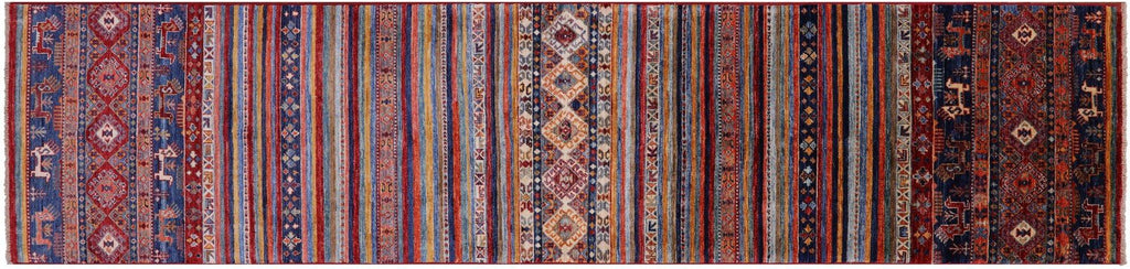 Handmade Persian Gabbeh Tribal Runner Rug - Manhattan Rugs