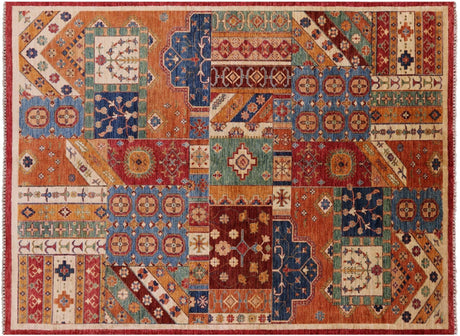 Hand-Knotted Super Kazak Wool Rug - Manhattan Rugs
