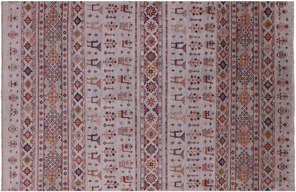 Persian Gabbeh Tribal Handmade Wool Rug - Manhattan Rugs
