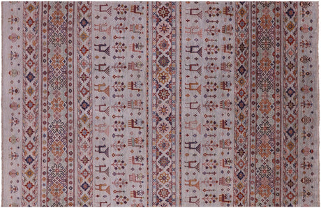Persian Gabbeh Tribal Handmade Wool Rug - Manhattan Rugs