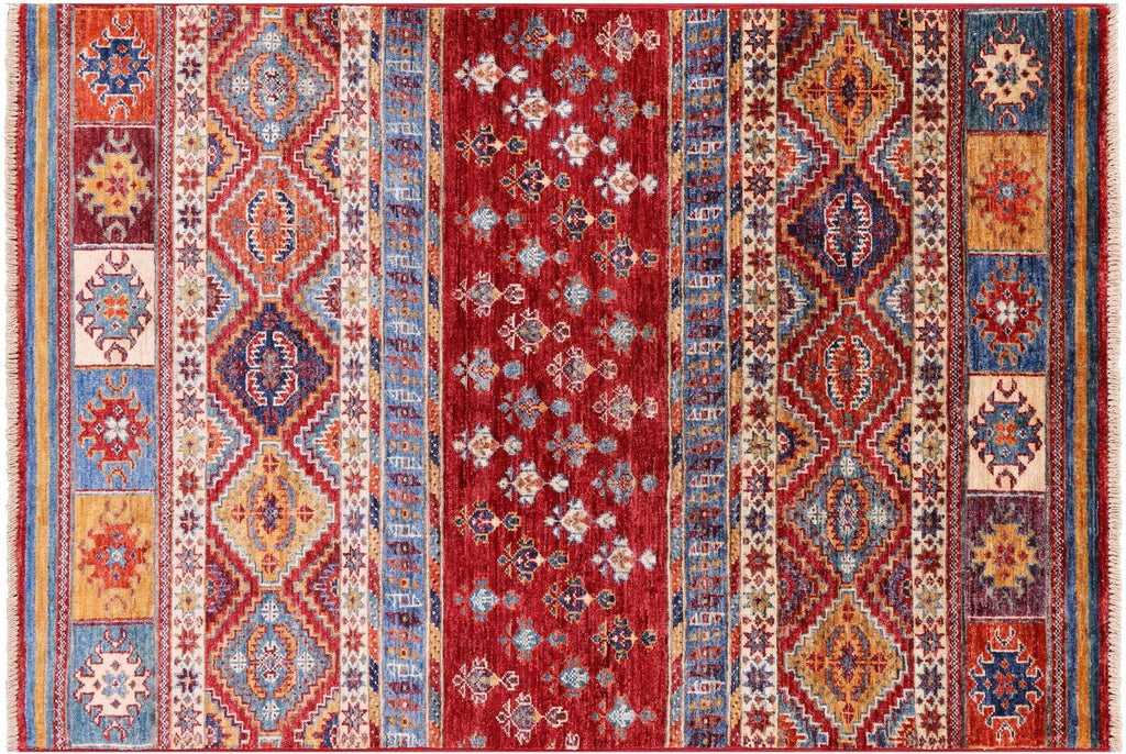 Khorjin Super Kazak Hand Knotted Wool Rug - Manhattan Rugs