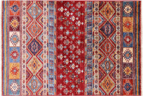 Khorjin Super Kazak Hand Knotted Wool Rug - Manhattan Rugs