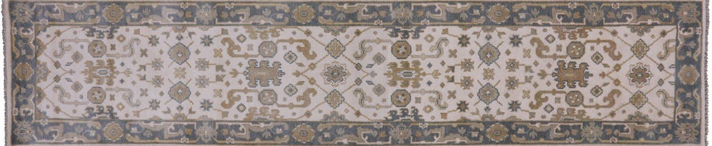 Oushak Hand Knotted Runner Rug - Manhattan Rugs