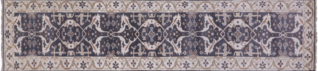 Oushak Hand Knotted Wool Runner Rug - Manhattan Rugs