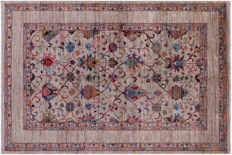 Persian Tabriz Hand Knotted Wool Rug - Manhattan Rugs
