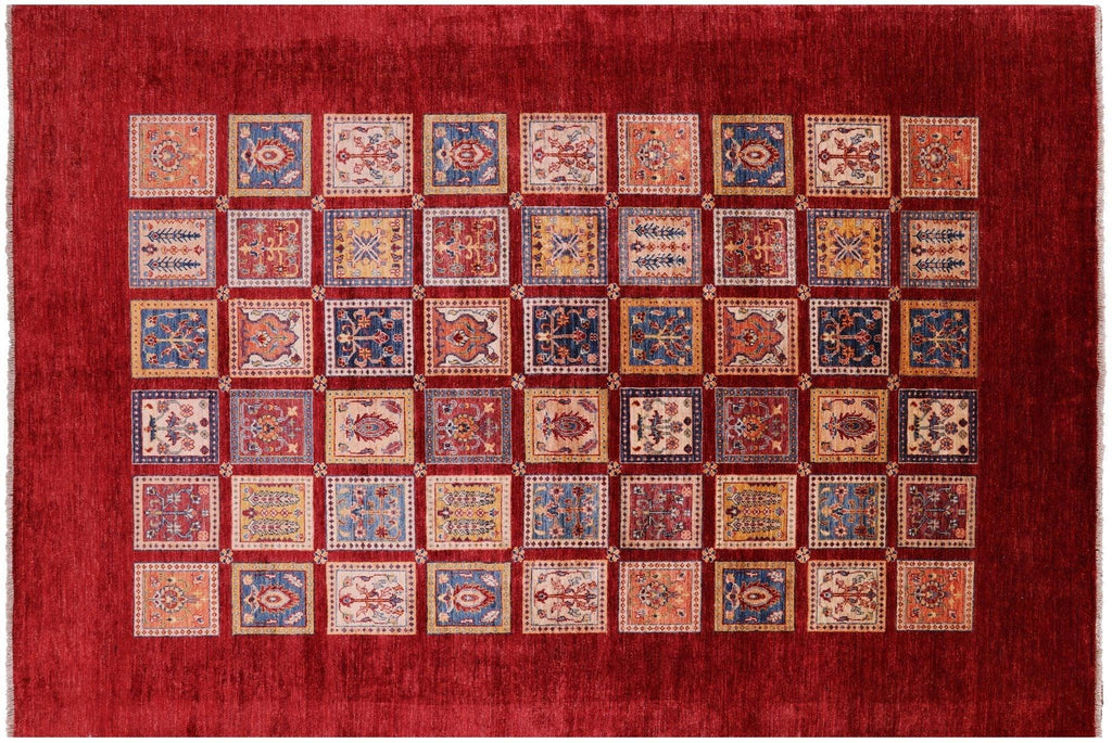 Persian Garden Design Hand Knotted Wool Rug - Manhattan Rugs