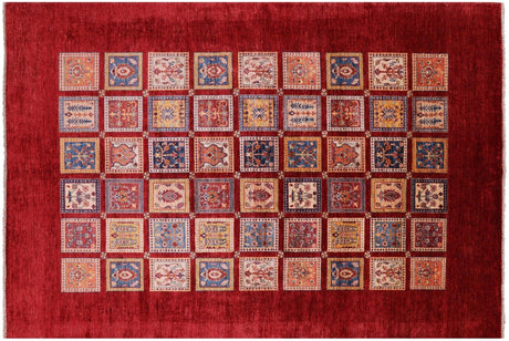 Persian Garden Design Hand Knotted Wool Rug - Manhattan Rugs