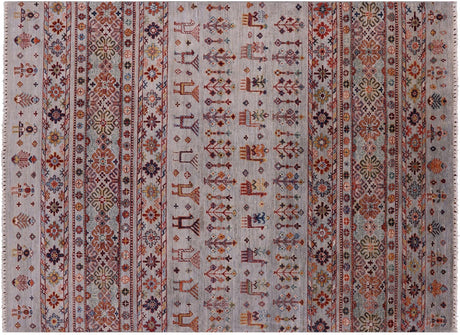 Tribal Persian Gabbeh Handmade Wool Rug - Manhattan Rugs