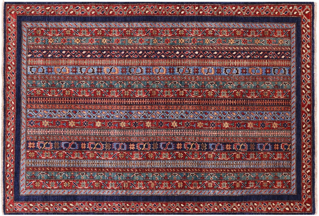 Handmade Persian Gabbeh Shall Wool Rug - Manhattan Rugs