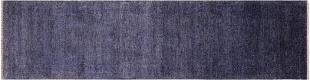 Overdyed Full Pile Handmade Wool Runner Rug - Manhattan Rugs