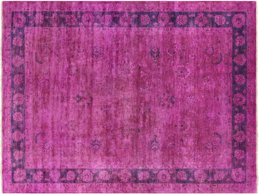 Overdyed Zero Pile Handmade Wool Rug - Manhattan Rugs