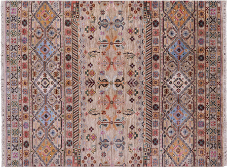 Khorjin Super Kazak Hand-Knotted Wool Rug - Manhattan Rugs