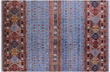 Tribal Persian Gabbeh Hand Knotted Wool Rug - Manhattan Rugs