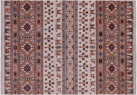 Persian Gabbeh Tribal Handmade Wool Rug - Manhattan Rugs