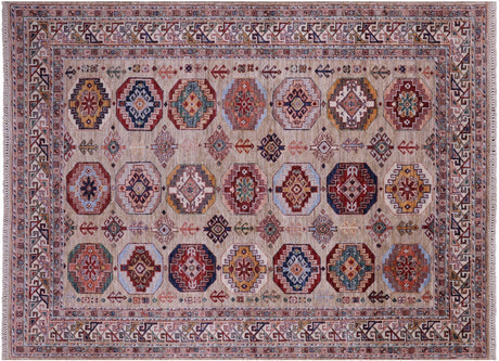 Fine Turkmen Hand-Knotted Wool Rug - Manhattan Rugs
