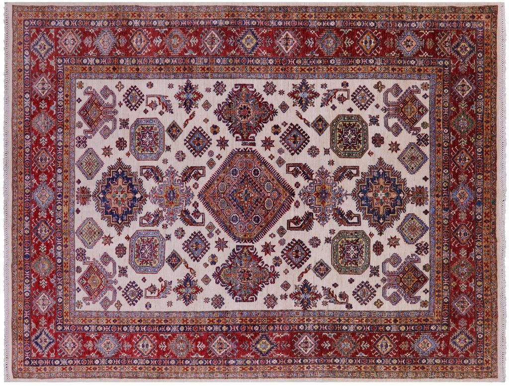 Geometric Super Kazak Handmade Rug - Manhattan Rugs