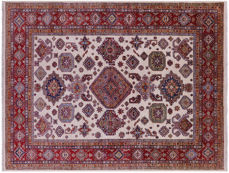 Geometric Super Kazak Handmade Rug - Manhattan Rugs