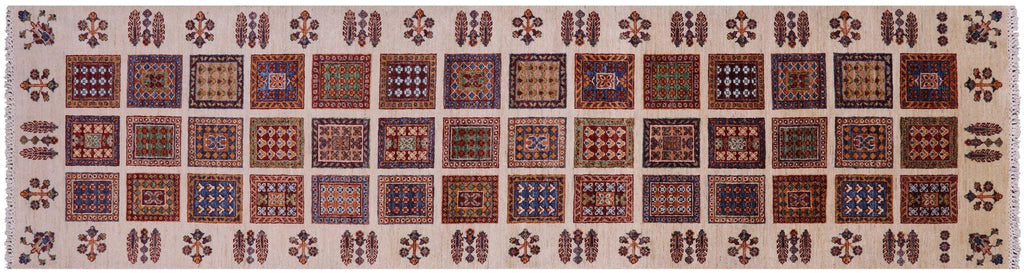 Persian Garden Design Handmade Runner Rug - Manhattan Rugs