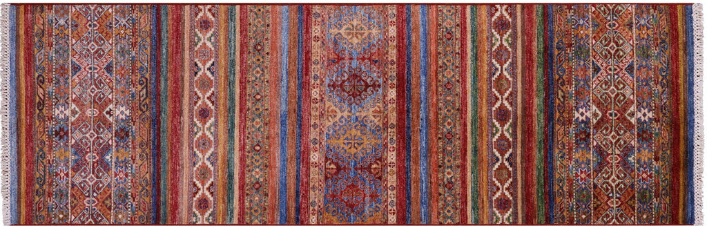 Runner Khorjin Super Kazak Handmade Wool Rug - Manhattan Rugs