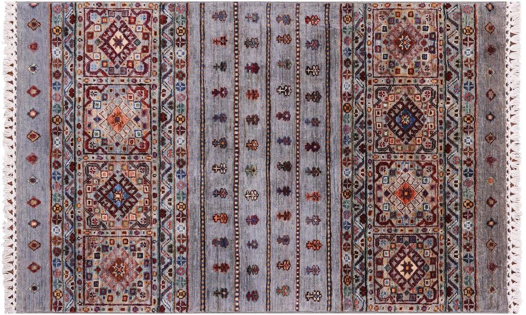 Handmade Khorjin Super Kazak Rug - Manhattan Rugs