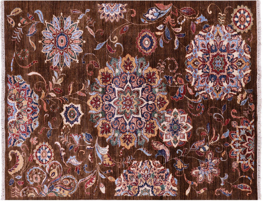 Persian Tabriz Hand Knotted Wool Rug - Manhattan Rugs