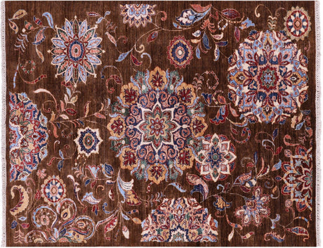 Persian Tabriz Hand Knotted Wool Rug - Manhattan Rugs