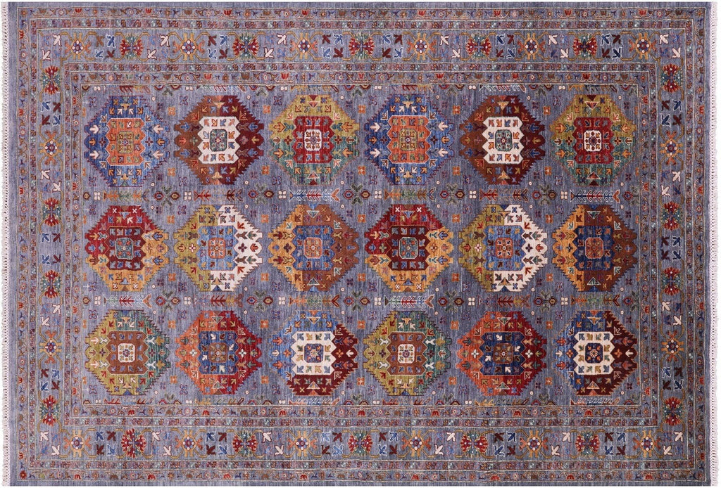 Hand-Knotted Fine Turkmen Wool Rug - Manhattan Rugs