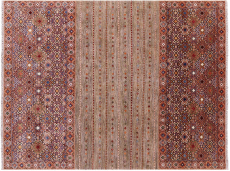 Hand Knotted Khorjin Super Kazak Wool Rug - Manhattan Rugs