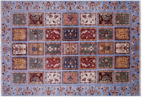 Hand Knotted Persian Garden Design Wool Rug - Manhattan Rugs